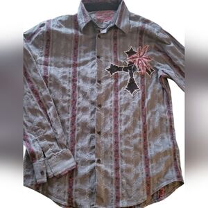 APRICOTTREE BUTTON DOWN WESTERN CLUB SHIRT